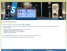 Tablet Screenshot of klima-sueess.ch